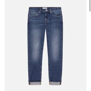 FRAME LE GARCON MEDIUM WASH STRAIGHT LEG JEANS SZ 28